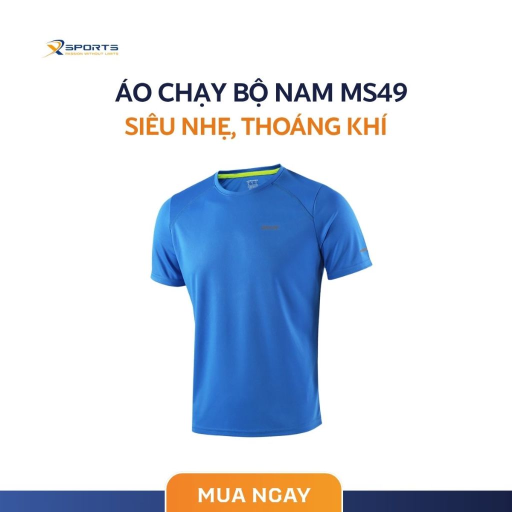 XSPORTS - ÁO CHẠY BỘ NAM SIÊU NHẸ, THOÁNG KHÍ - MS49