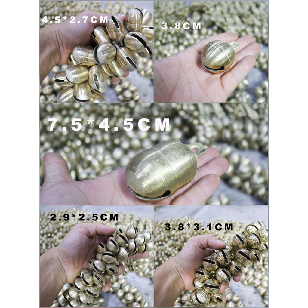 Chuông đồng, lục lạc đồng, chuông lân, chuông cho thú cưng, chuông đại bàn.