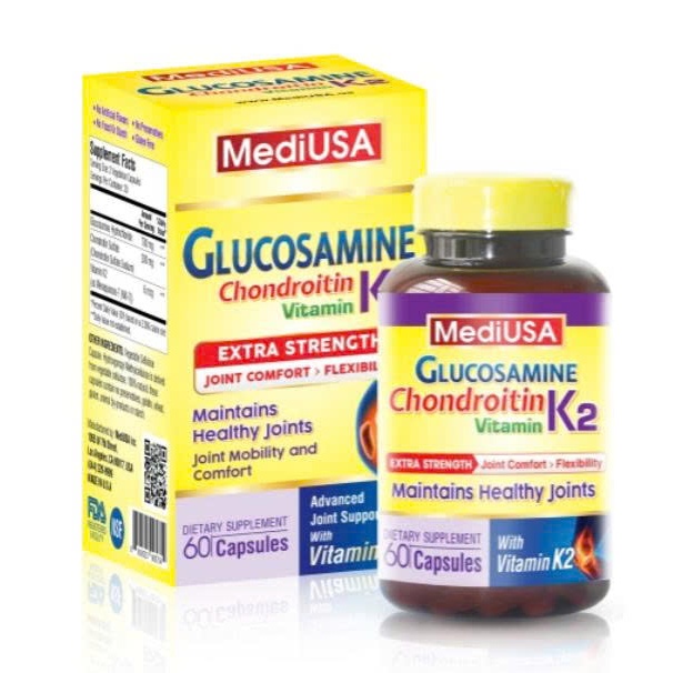 MediUSA Glucosamine Chondroitin Vitamin K2 ( HỘP 60 VIÊN )