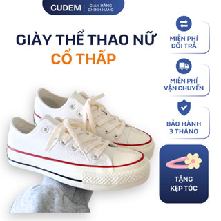 Giày thể thao nữ cổ thấp 1970s đi học xinh xắn (Kiểu dáng convers cổ thấp)  - CÚ ĐÊM S2