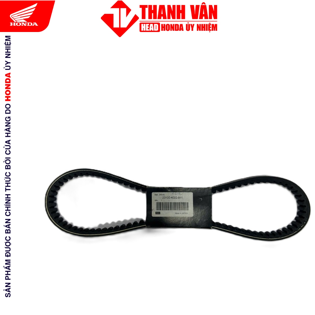 Dây Curoa (Dây Đai Truyền Động) Chính Hãng Honda (Mã 23100-KGG-911) SH Ý 150, SH 125/150 (2005-2012)