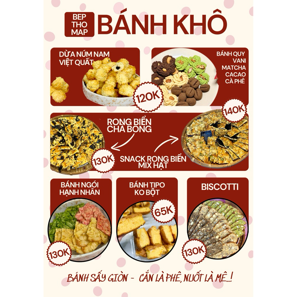 BÁNH DAS/KETO CÁC LOẠI HŨ 140gr