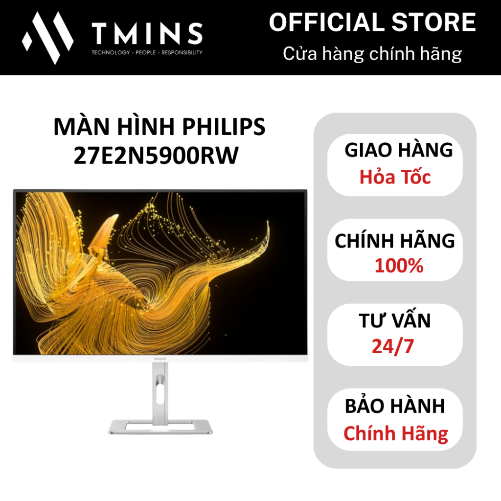 Màn hình Philips 27E2N5900RW (Màn đồ họa-27inch- IPS-UHD-120Hz- FHD-240Hz - 1ms)- Hàng chính hãng