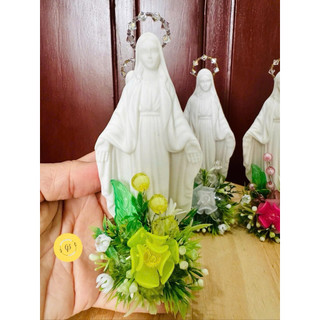 Tượng đá Đức Mẹ Fatima,Ban ơn 15cm