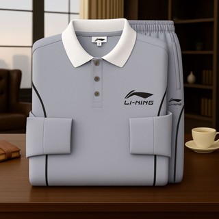  Quần áo thể thao thu đông nam  BPOLO  Đồ bộ nam thu đông Lining chất liệu cao cấp mềm mịn kiểu dáng thể thao 