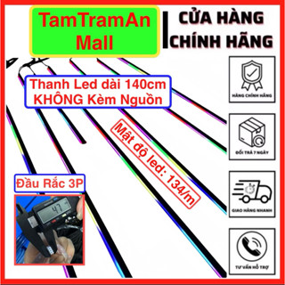  Led Viền Nội Thất Ô Tô Không Kèm nguồn Điều Khiển - Đầu Rắc 3P - Tương Khích Với module Led Lamp 