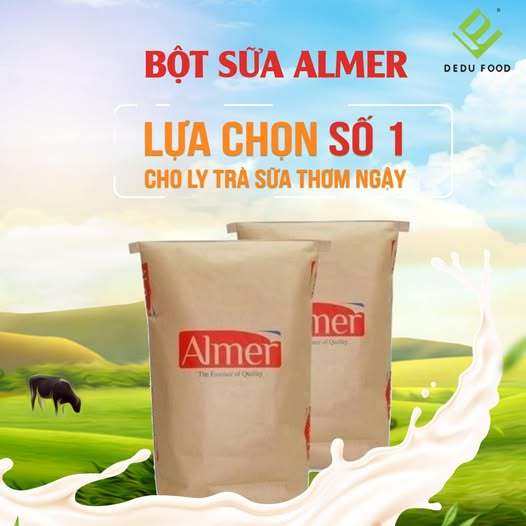 (PVT) Bột sữa Non-Dairy Creamer 25kg các hãng Boduo 90A / 80A / Almer / Frima