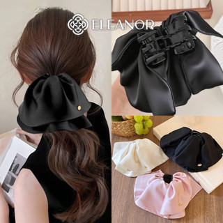 Kẹp tóc nữ càng cua Eleanor Accessories lụa satin sang trọng phụ kiện tóc 10687