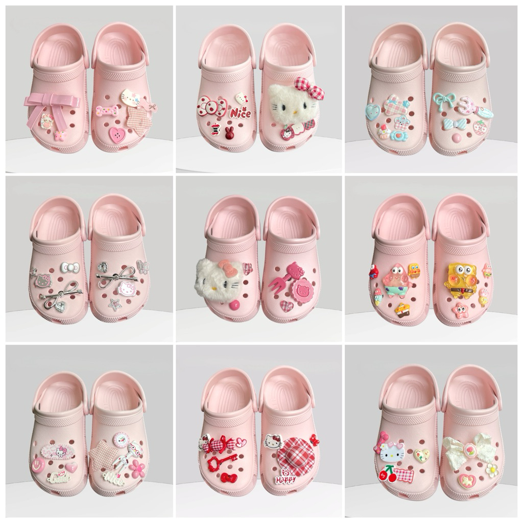 Dép Sục Quai Hậu Hồng Pastel Xinh Dễ Thương Êm Chân Size 36-39 BG STORE