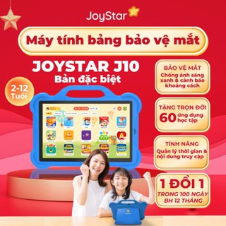 Máy Tính Bảng Trẻ Em Joystar J10 | Thế Hệ Mới với 60 Ứng Dụng + 2 App Bản Quyền | Cảm Ứng Mượt