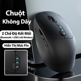  Chuột không dây pin sạc M13 Không dây   Có dây Chế độ kép-Điều chỉnh DPI 3 cấp độ Đen  