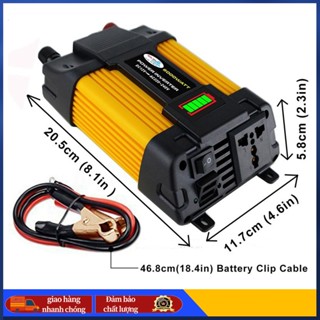  Kích điện 12v 220v 4000w,bộ chuyển đổi điện 12v sang 220v,inverter 12v to 220v,biến điện 12v ra 220v 