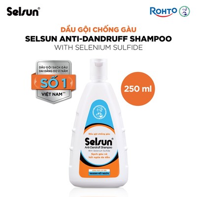 [KOL] Dầu gội Selsun chống gàu, sạch gàu & hết ngứa da đầu Selsun Anti-Dandruff Shampoo 250ml