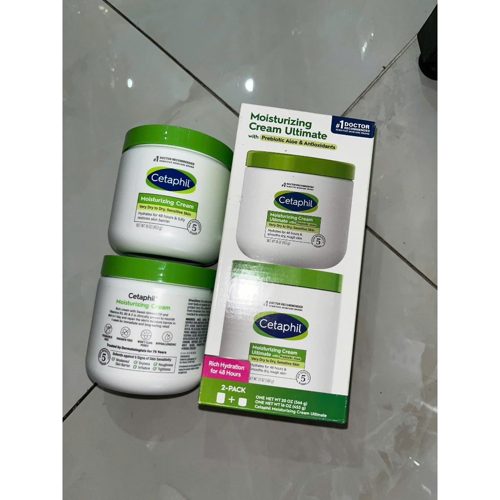 KEM DƯỠNG Cetaphil moisturizing cream 453g (Mẫu mới)