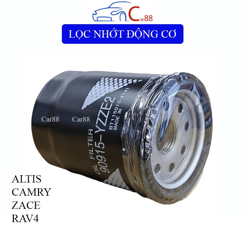 (268) Lọc Nhớt Động Cơ Lọc Dầu Máy Xe Camry, Zace, Rav4, Altis (Mã: 90915YZZE2/9091510002/9091510004