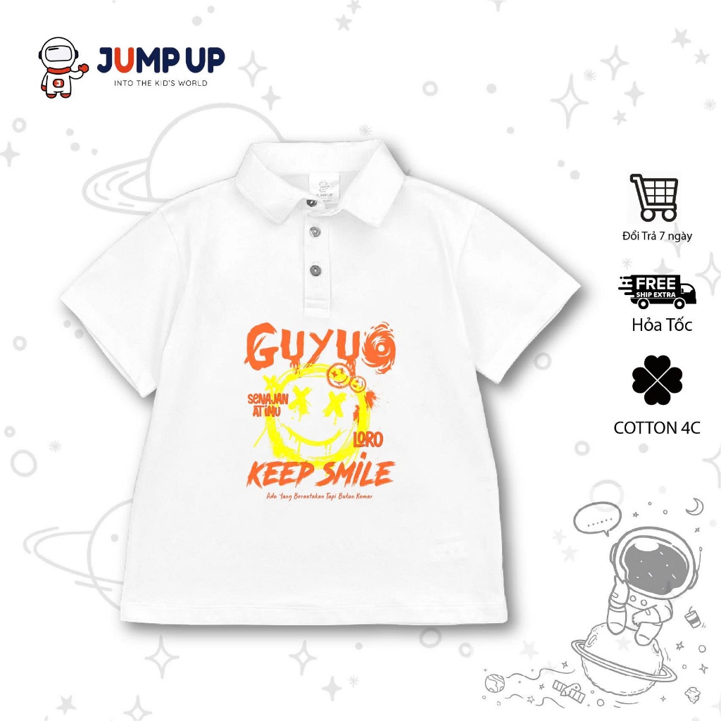 Áo Có Cổ Cho Bé Gái, Áo Polo Bé Gái In Hình Anime Xinh