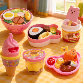 ( Đủ Món Đồ Ăn) Đồ chơi Pudding ,Mô phỏng Đồ chơi cho ăn bánh Pudding, Đồ chơi nhập vai sáng tạo chơi giáo dục sớm