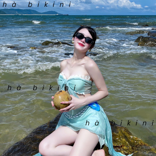 [ BKN 997 ] Bikini đồ bơi set thiết kế cao cấp đính HOA NGỌC LAN quyến rũ sang trọng HÀ BIKINI | BigBuy360 - bigbuy360.vn