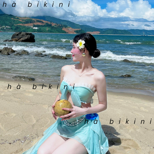 [ BKN 997 ] Bikini đồ bơi set thiết kế cao cấp đính HOA NGỌC LAN quyến rũ sang trọng HÀ BIKINI | BigBuy360 - bigbuy360.vn