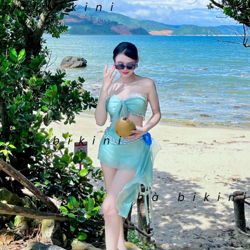 [ BKN 997 ] Bikini đồ bơi set thiết kế cao cấp đính HOA NGỌC LAN quyến rũ sang trọng HÀ BIKINI | BigBuy360 - bigbuy360.vn