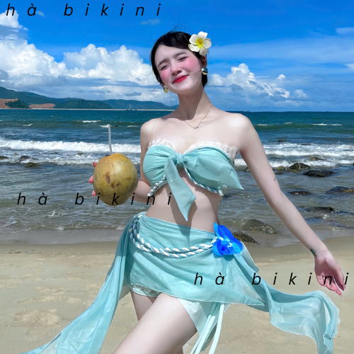 [ BKN 997 ] Bikini đồ bơi set thiết kế cao cấp đính HOA NGỌC LAN quyến rũ sang trọng HÀ BIKINI | BigBuy360 - bigbuy360.vn
