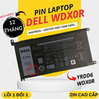  Pin Laptop Dell Inspiron 13 14 15 17 3000 5000 7000 Vostro 5568 3480 Latitude 3590 3180 WDXOR YRDD6 -  BH 12 THÁNG 