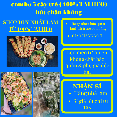 combo 5 cây tré rơm bình định