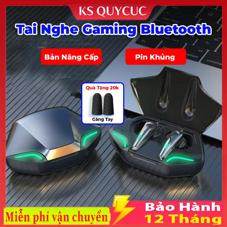 Tai Nghe Gaming Bluetooth G11, Tai Nghe Không Dây Độ Trễ Thấp Thời Gian Chờ Lâu Chống Thấm Nước Pin 