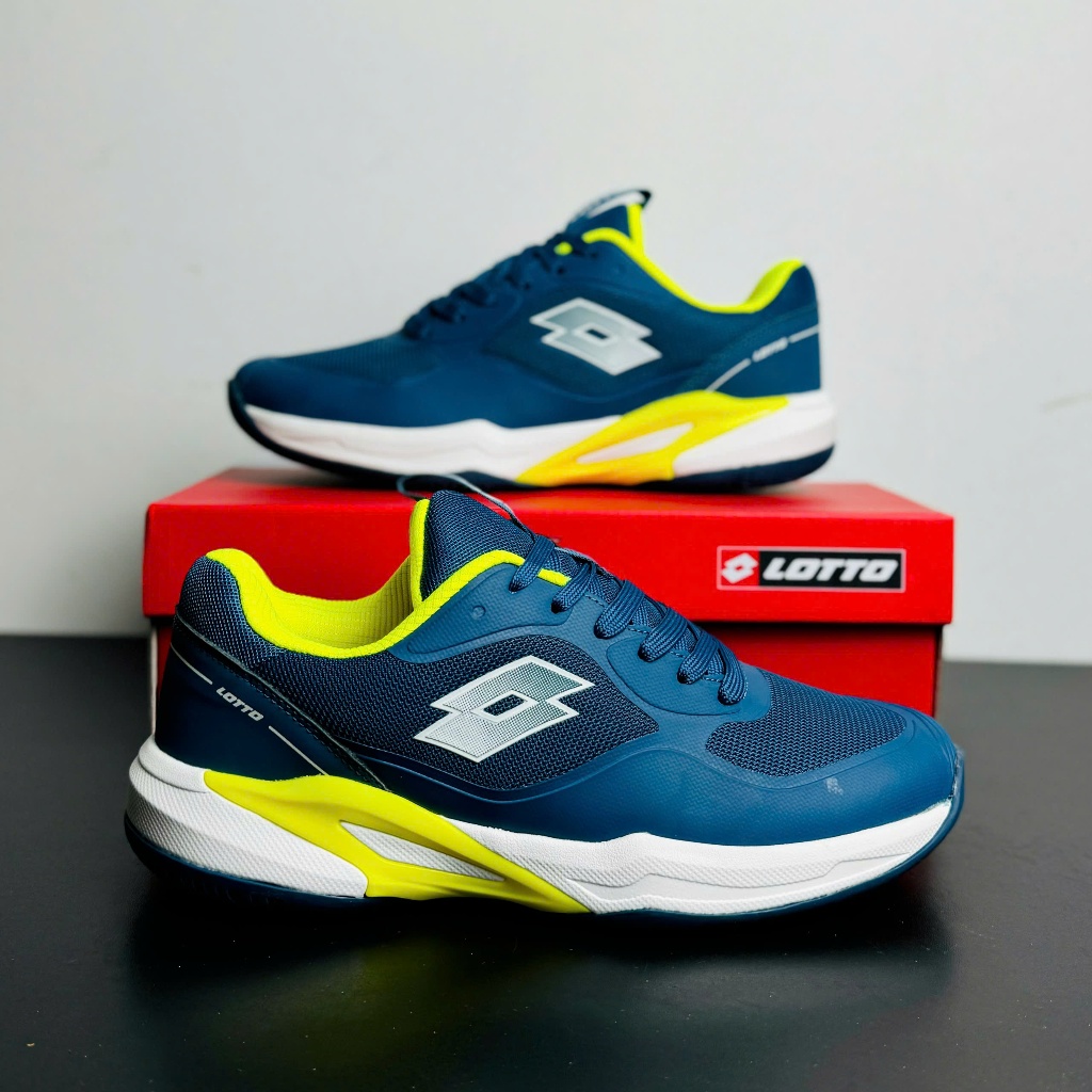 [Chính hãng] Giày Pickleball Lotto Faye - LOTTE250901U - Màu Xanh Navy