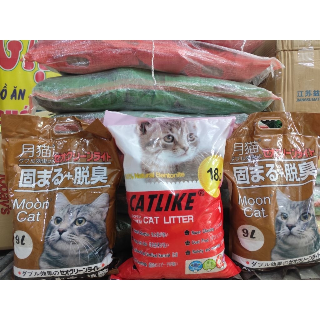  Cát Mèo Cát vệ sinh cho mèo  Nhật đen Moon Cat Catlike America Emily... 