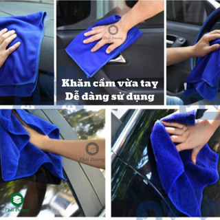 Khăn lau xe khổ lớn KT 50x100cm, 60x120cm, 70x140cm, 90x190cm: mềm mại, không trầy xước xe, thấm hút, không ra lông