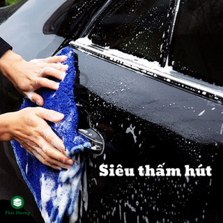 Khăn lau xe khổ lớn KT 50x100cm, 60x120cm, 70x140cm, 90x190cm: mềm mại, không trầy xước xe, thấm hút, không ra lông