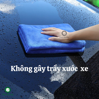 Khăn lau xe khổ lớn KT 50x100cm, 60x120cm, 70x140cm, 90x190cm: mềm mại, không trầy xước xe, thấm hút, không ra lông