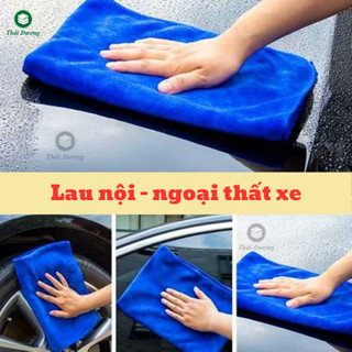 Khăn lau xe khổ lớn KT 50x100cm, 60x120cm, 70x140cm, 90x190cm: mềm mại, không trầy xước xe, thấm hút, không ra lông
