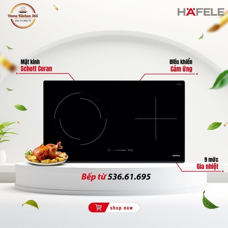 Bếp Từ Hafele HC-M772D 536.61.695 | Bếp từ 2 vùng nấu Hafele cao cấp