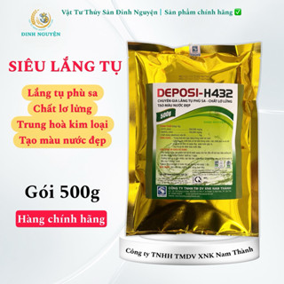 Siêu lắng tụ Deposi - H432 chuyên gia lắng tụ phù sa, chất lơ lửng, trung hoà kim loại, tạo màu nước đẹp - Gói 500g