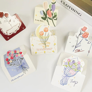 Thiệp Giấy, Thiệp Cảm Ơn, Chúc Mừng Ý Nghĩa Trang Trí Bó Hoa, Món Quà 14/2,8/3,20/10,20/11,Noel - Sami Flower