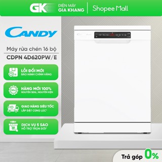 CDPN 4D620PW/E - Máy Rửa Chén Độc Lập CANDY CDPN 4D620PW/E (Trắng) - Có Sấy - 16 Bộ Châu Âu [Toàn Quốc]