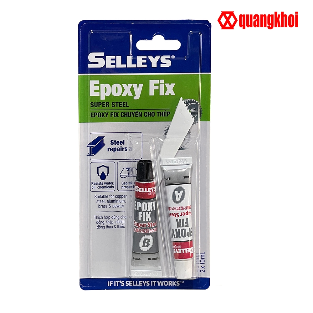 Keo AB Selleys Epoxy Fix Super Steel