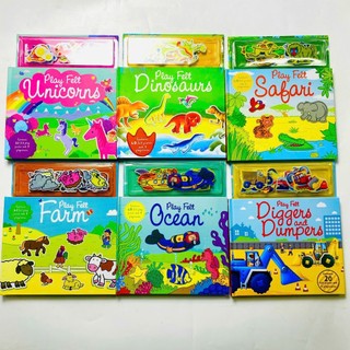 Sách Tương Tác Play Felt Books - Bộ Sách Dán Vải Nỉ Nhiều Chủ Đề, Giúp Bé Học Từ Vựng Qua Trò Chơi