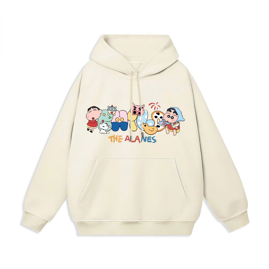 Áo Hoodie nỉ bông The Xide in hình SHIN ALANES form unisex nam nữ chất nỉ bông dày dặn