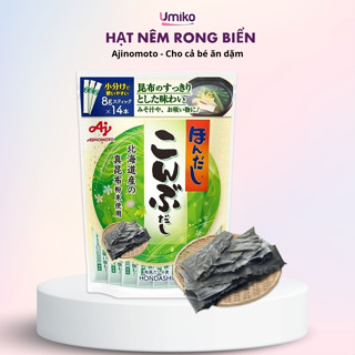  Hạt nêm rong biển Ajinomoto bổ sung khoáng chất dinh dưỡng cho bé và gia đình - Umiko 