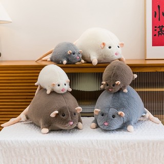  Gấu Bông Chuột Đuôi Dài Đáng Yêu Thú Nhồi Bông Hình Chuột Size To Quà Tặng Cho Bé 