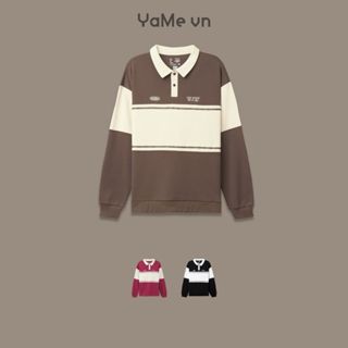 Áo Sweater Nam Có Cổ Cotton Phối Màu The No Style 036 23471|YaMe| 