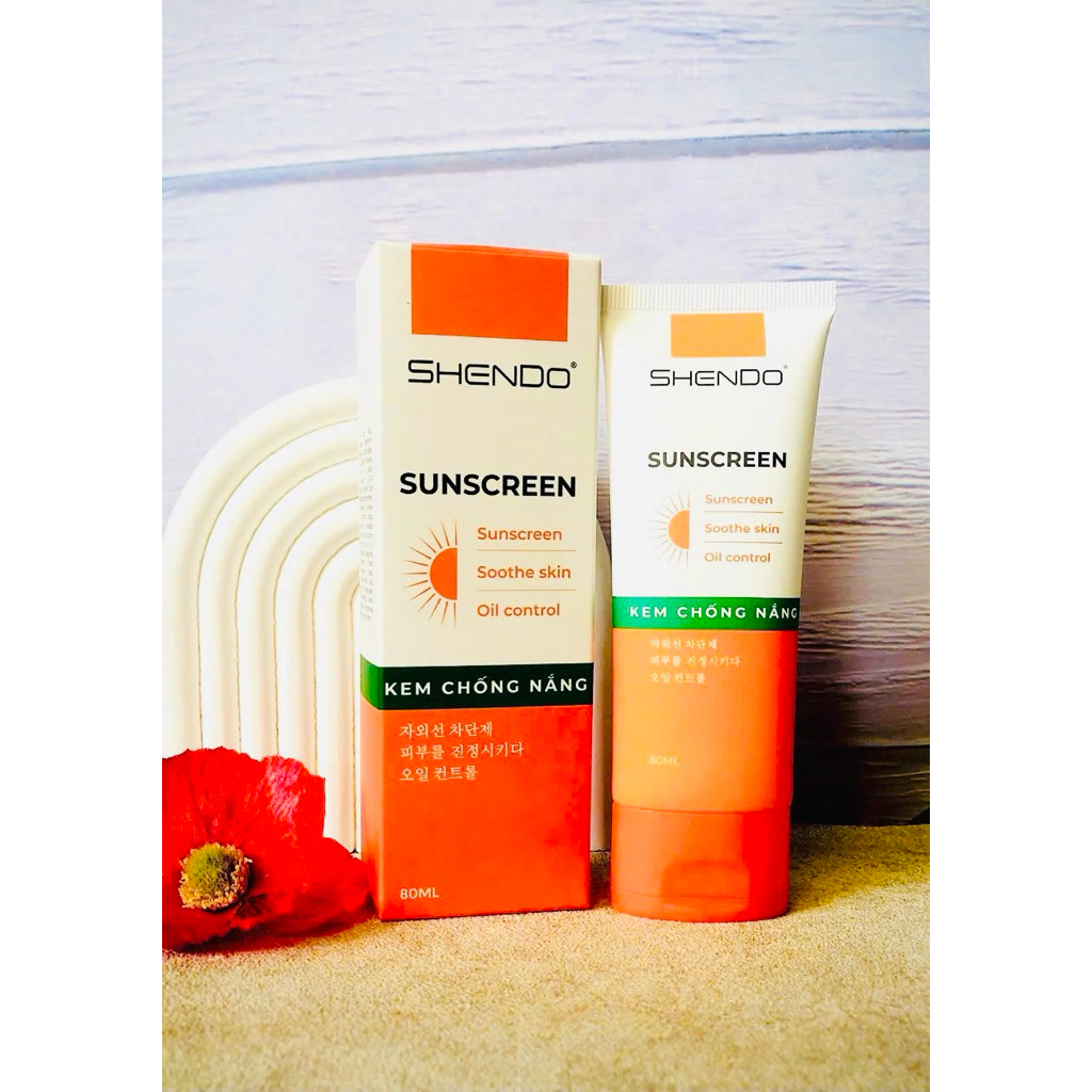 KEM CHỐNG NẮNG SHENDO SPF 50+/ PA++++ 80ML