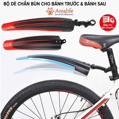 Dè Chắn Bùn Xe Đạp Thể Thao - 2 Chiếc Chắn Bùn Bánh Trước Và Bánh Sau Chính Hãng Amalife