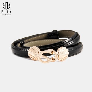 [Deal sang chảnh]  Dây lưng nữ cao cấp da thật ELLY – ED11