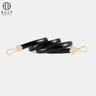 [Deal sang chảnh]  Dây lưng nữ cao cấp da thật ELLY – ED11