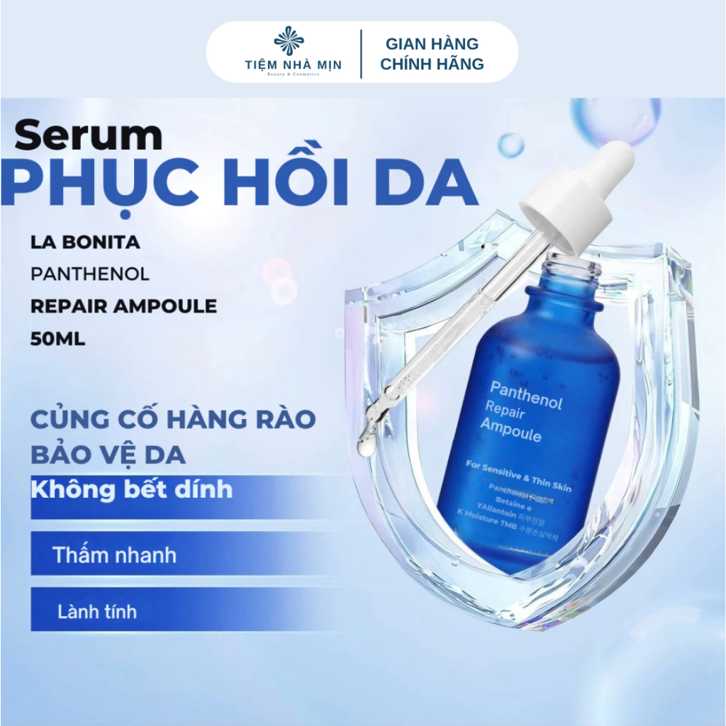 Serum Cấp Ẩm Phục Hồi B5 La Bonita Panthenol Repair Ampoule 50ml