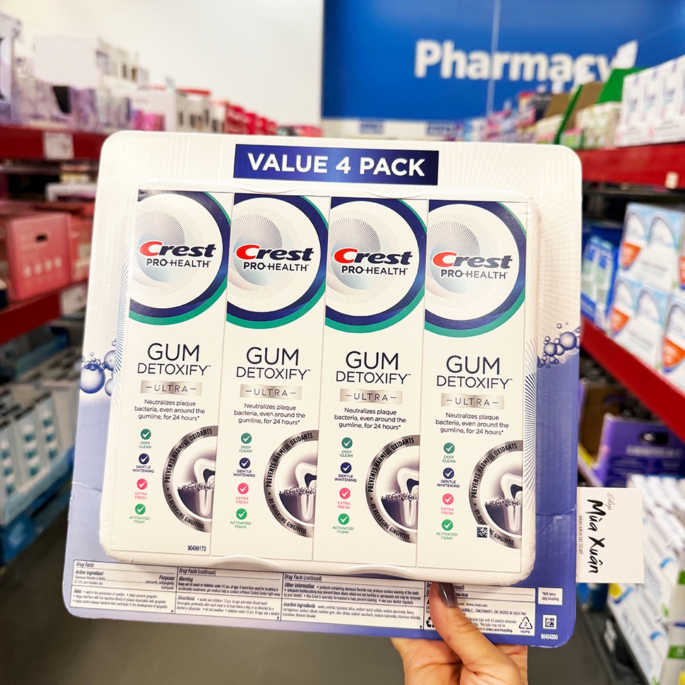 Kem đánh răng Crest Pro Health Gum Detoxify Ultra, 133g